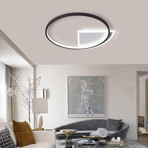 Plafonnier LED moderne rond Study - vue 4 sur 8