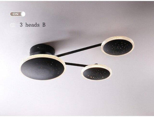 Plafonnier design avec plusieurs ronds LED Creative - vue 7 sur 10