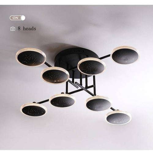Plafonnier design avec plusieurs ronds LED Creative - vue 9 sur 10