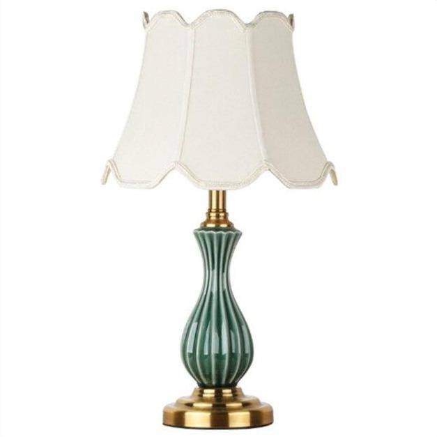 Lampe à poser en céramique LED avec abat-jour de plusieurs formes style Japonais - vue 6 sur 6