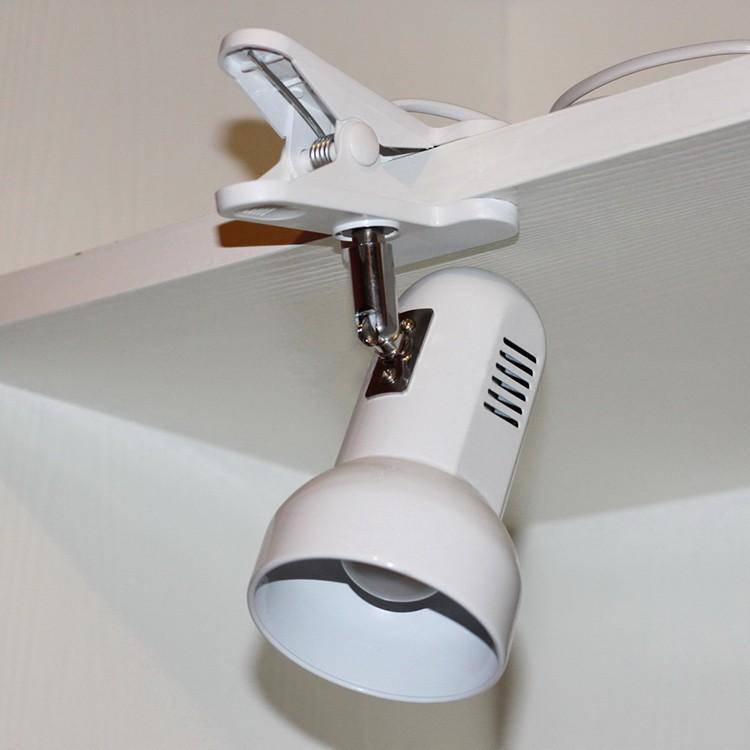 Lampe Spot LED à pince pour bureau et table de chevet - vue 2 sur 3