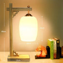 Lampe de bureau ou chevet potence style chinois en bois