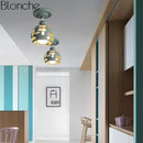 Suspension moderne à LED en métal coloré style Kids