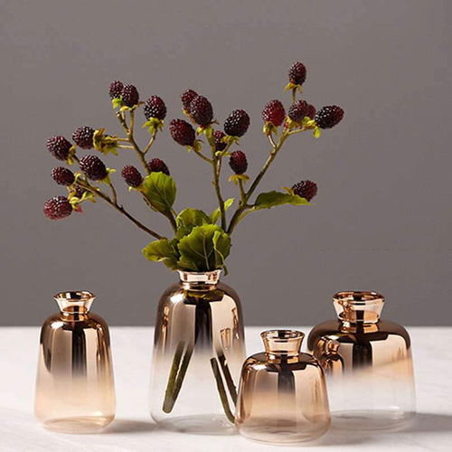 Vase design en verre effet Bootle Déco