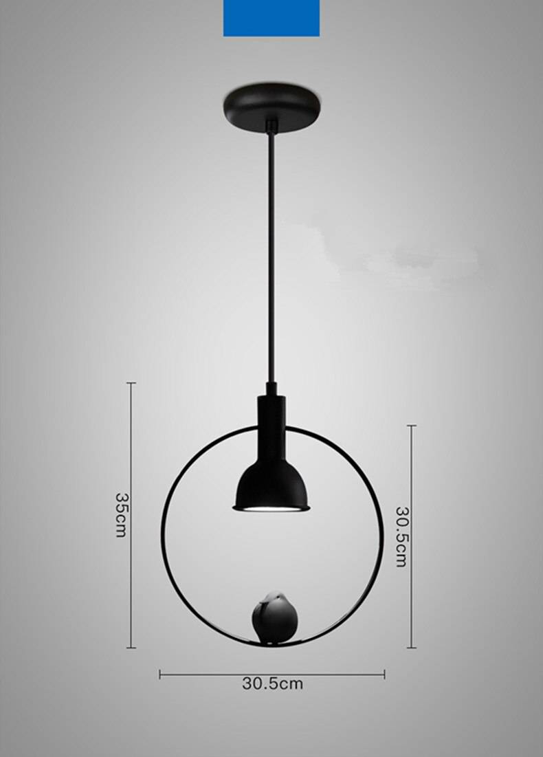 Suspension industrielle avec oiseau perché Bird - vue 10 sur 12