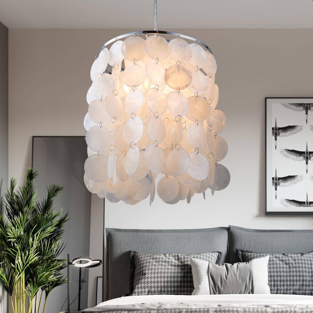 Suspension design à LED avec maille en verre Loft - vue 2 sur 7