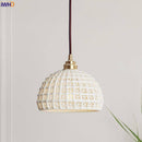 Suspension avec abat-jour style japonais moderne