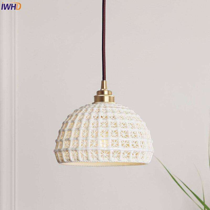 Suspension avec abat-jour style japonais moderne - vue 3 sur 5