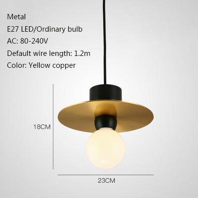 Personnalité nordique lampes suspendues à tête unique E27 lampes à pendentif LED pour salon chambre salle de bains allée restaurant chambre d'hôtel - vue 4 sur 13