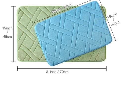 Tapis de bain rectangle coloré haute qualité Bath - vue 9 sur 11