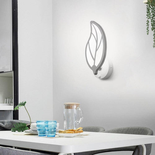 Applique murale design à LED en aluminium de forme ovale - vue 3 sur 4