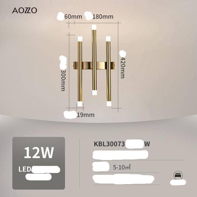 Suspension design avec plusieurs cylindres LED Background - vue 6 sur 8