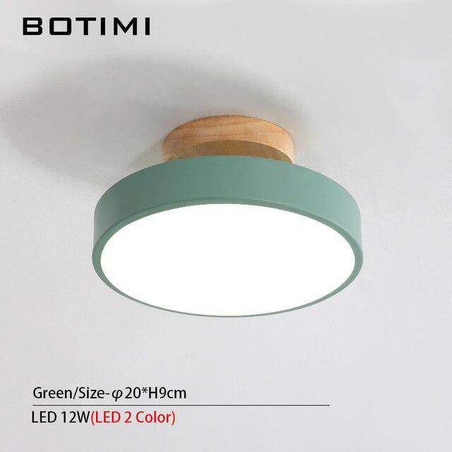 Plafonnier moderne LED rond aux bords épais Lighty