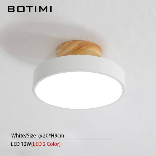Plafonnier moderne LED rond aux bords épais Lighty - vue 4 sur 6