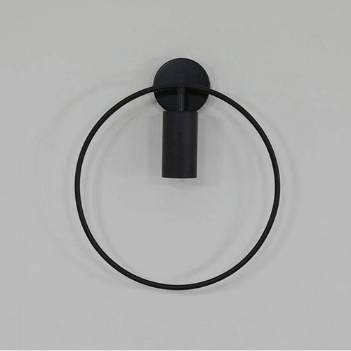 Applique murale design LED avec anneau et cylindre en métal Fly