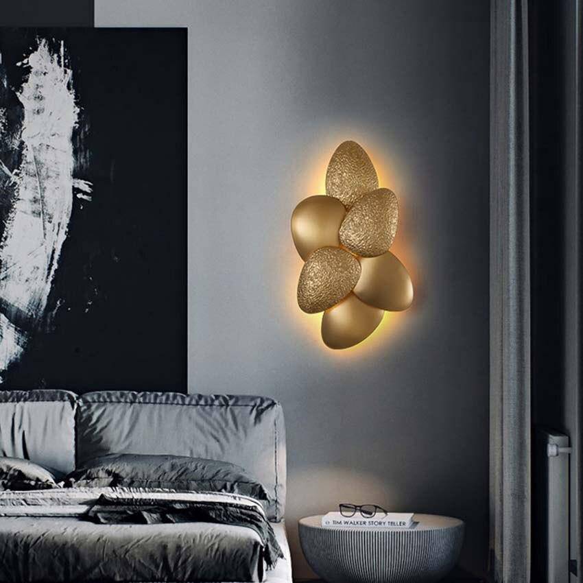 Applique murale design galets dorés Luxury - vue 5 sur 9