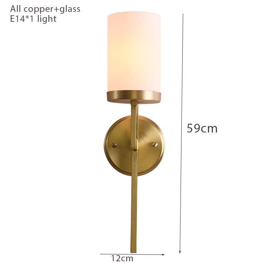 Applique murale design LED en métal doré style Luxury - vue 6 sur 7
