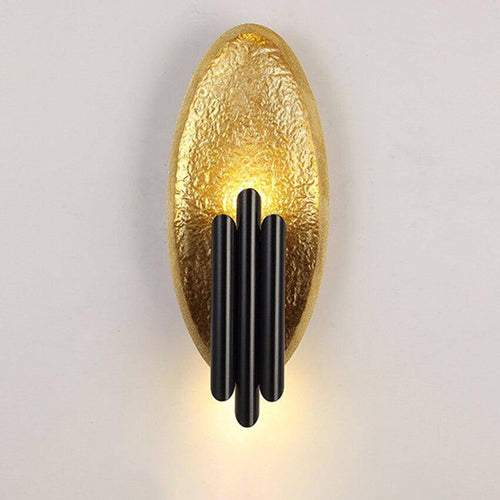Applique murale design LED arrondie avec trois tubes style Sconce