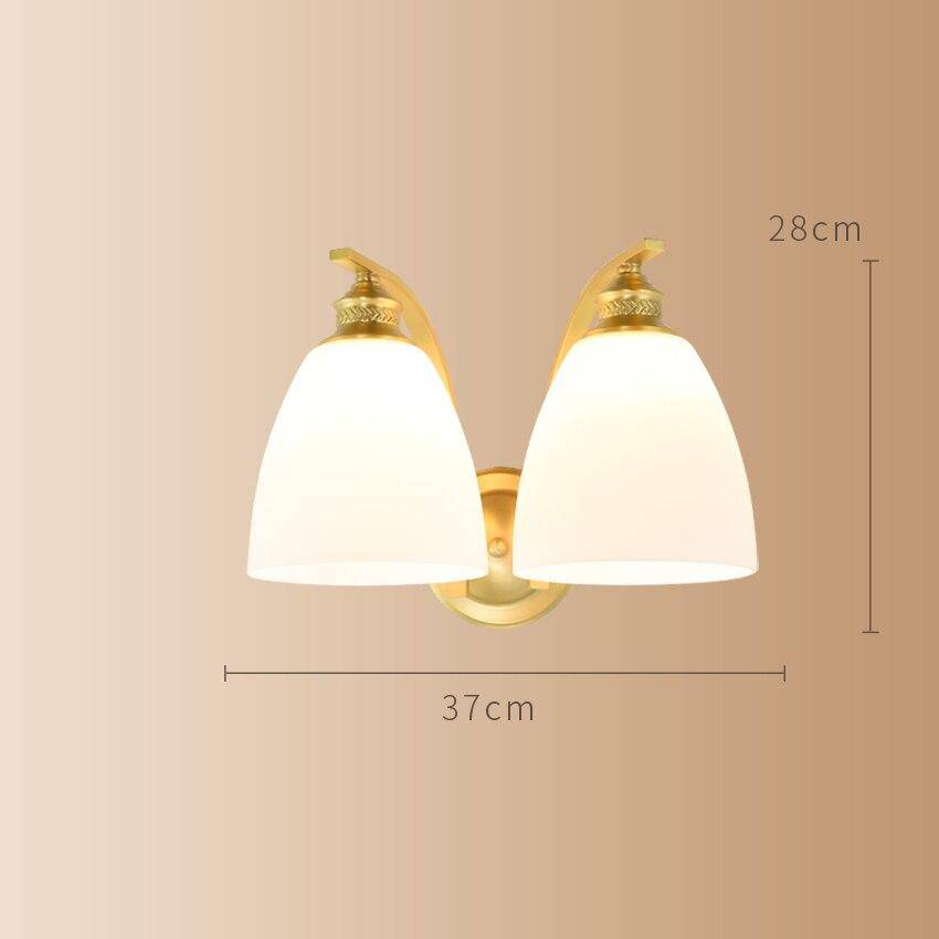 Applique murale moderne LED doré avec abat-jour arrondi blanc Herity - vue 8 sur 8