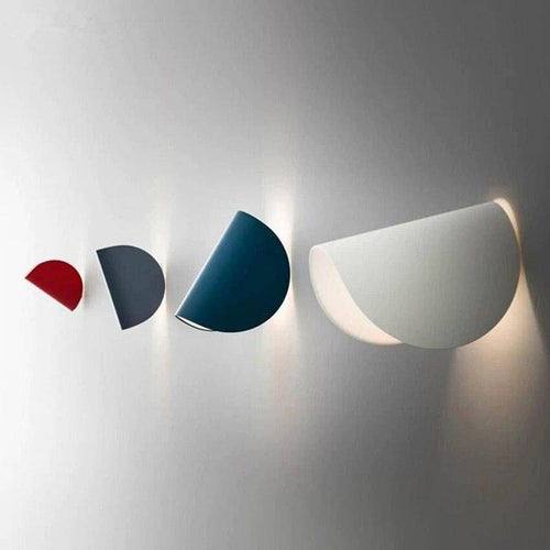 Applique murale moderne LED style tuile colorée Anew