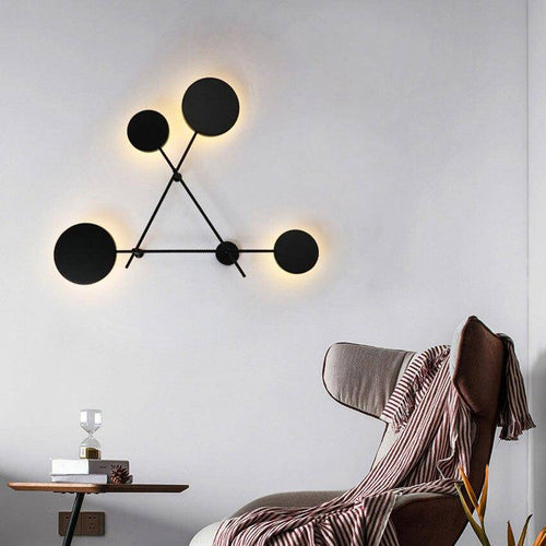 Applique murale design à LED en métal avec plusieurs disques Fly - vue 6 sur 8