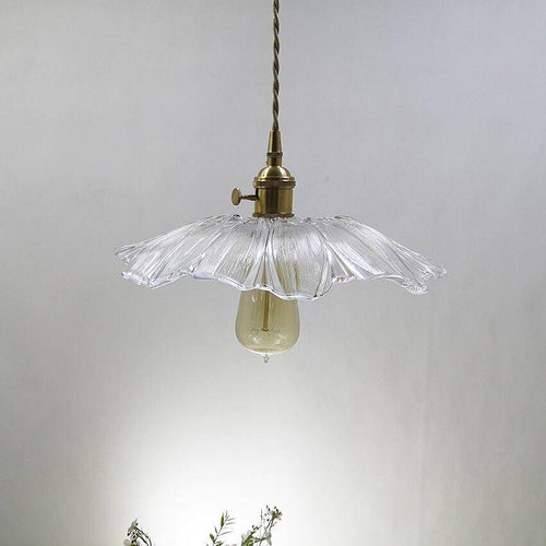 Suspension fleur en verre japonais - vue 2 sur 5