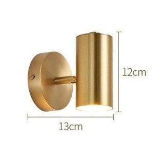 Applique murale spot dirigeable à LED doré - vue 6 sur 6