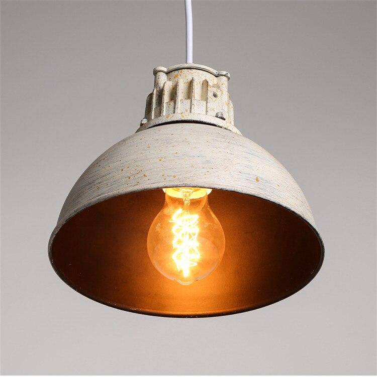 Suspension retro demi boule style industrielle