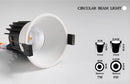 Spot encastré moderne avec plusieurs formes à LED