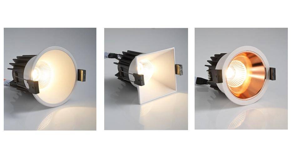 Spot encastré moderne avec plusieurs formes à LED - vue 8 sur 8