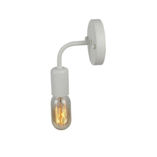 Applique murale moderne à LED en métal arrondi Loft
