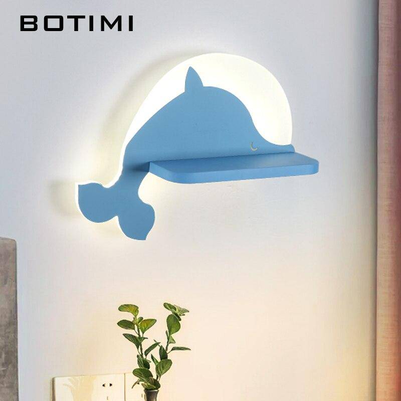 Applique murale LED avec étagère aux formes Cartoon pour les enfants - vue 5 sur 10