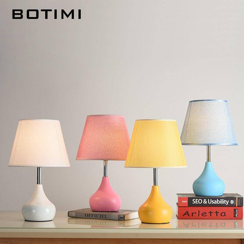 Lampe de chevet LED avec abat-jour et socle coloré Kids - vue 4 sur 8