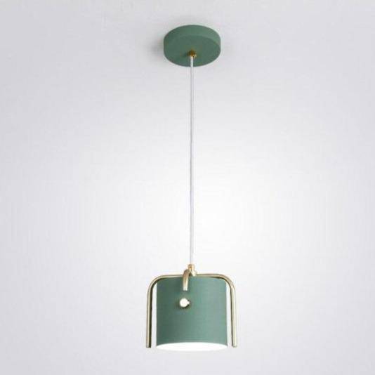 Suspension design à LED en métal coloré style Kitchen - vue 4 sur 7