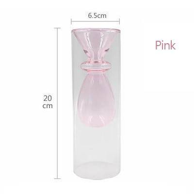 Vase en verre design aux couleurs style Creative - vue 8 sur 9