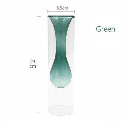 Vase en verre design aux couleurs style Creative - vue 9 sur 9
