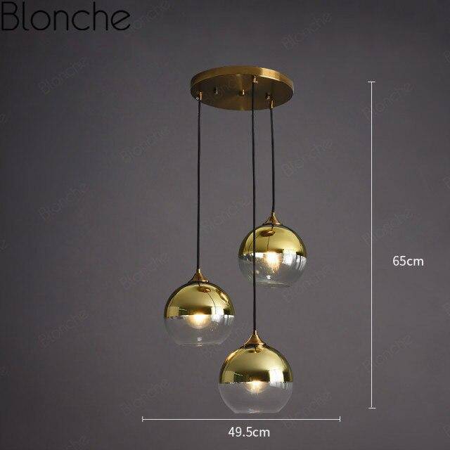 Suspension design LED avec boule en verre fumé Loft - vue 5 sur 15
