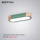 Plafonnier design LED en bois aux formes arrondies Loft