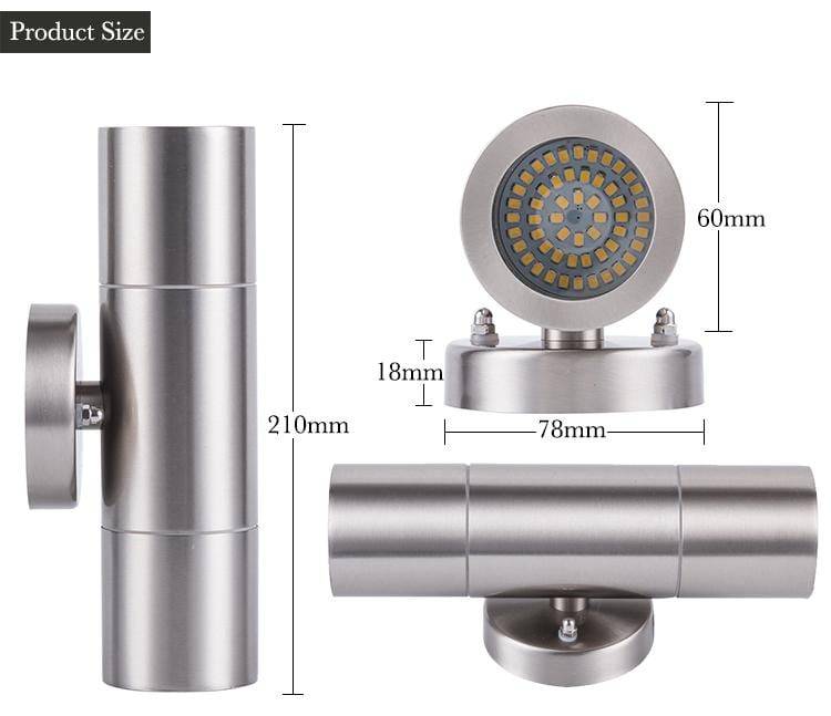 Applique murale design LED en aluminium Outdoor Jula - vue 7 sur 7