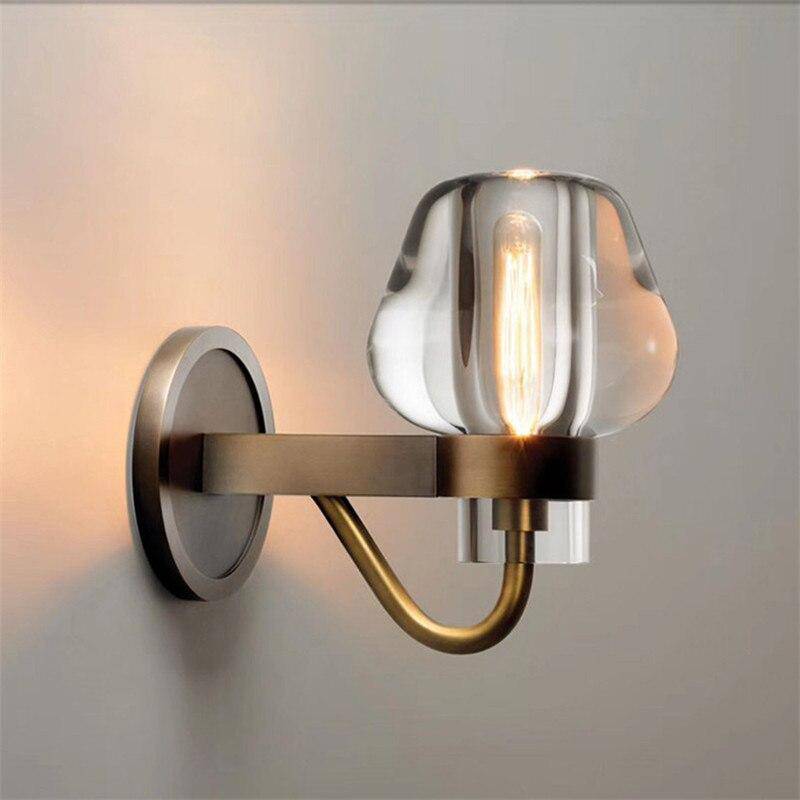 Applique murale design LED avec verre cristal style Sconce - vue 3 sur 4