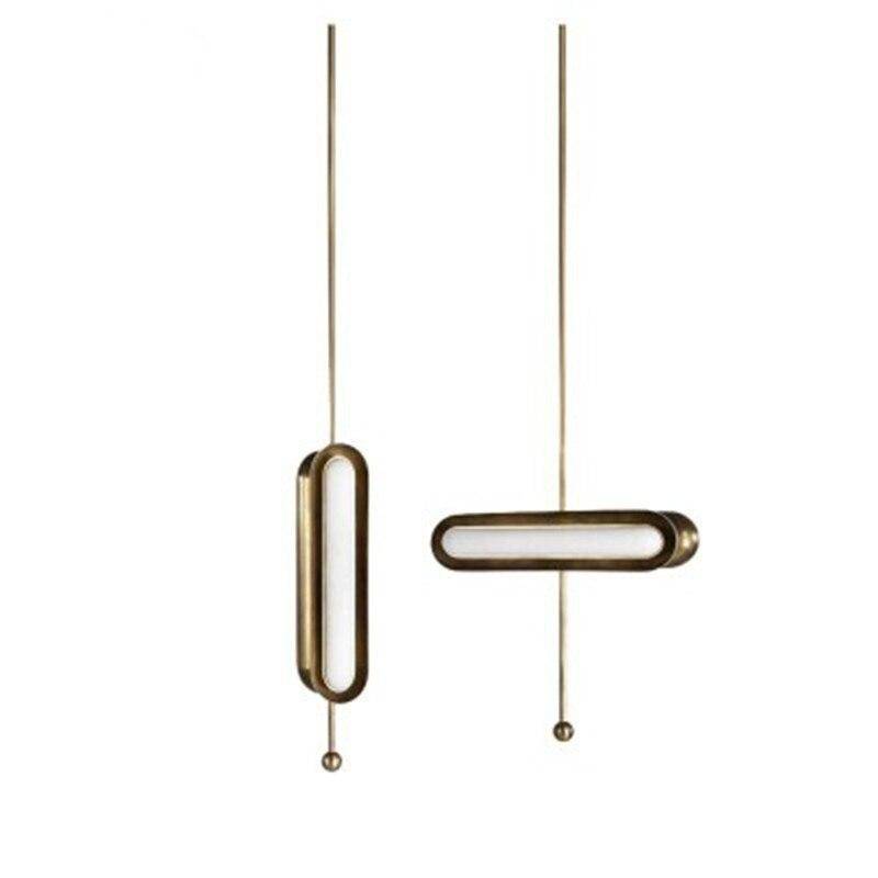 Suspension design LED arrondie en métal style Shining - vue 7 sur 10