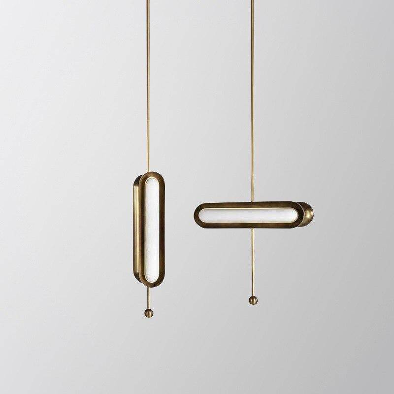 Suspension design LED arrondie en métal style Shining - vue 9 sur 10