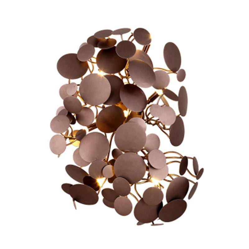 Applique murale design à LED avec feuilles métal Luxury - vue 4 sur 3