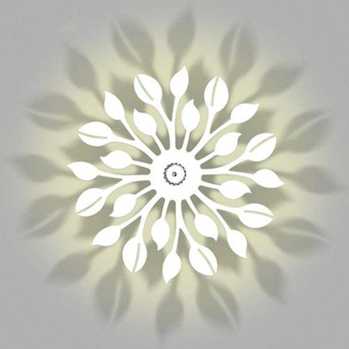 Applique murale design LED en métal style Sun Creative