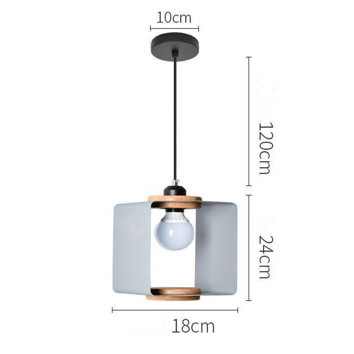 Suspension design cube ouvert de couleur Hand - vue 9 sur 10