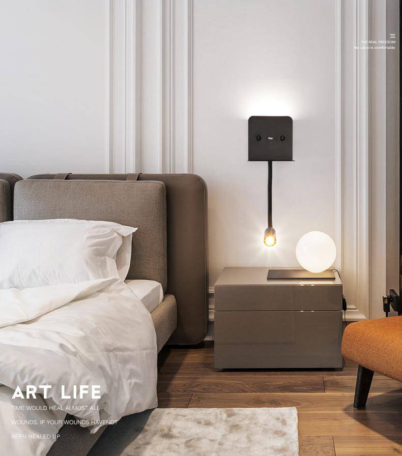 Liseuse à LED avec spot orientable - vue 6 sur 8