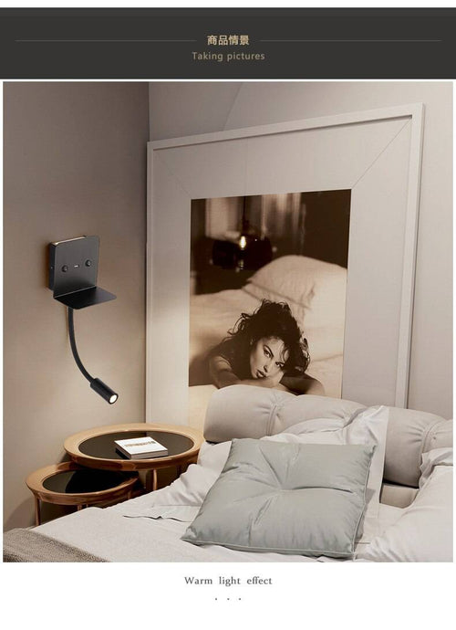 Liseuse à LED avec spot orientable - vue 8 sur 8
