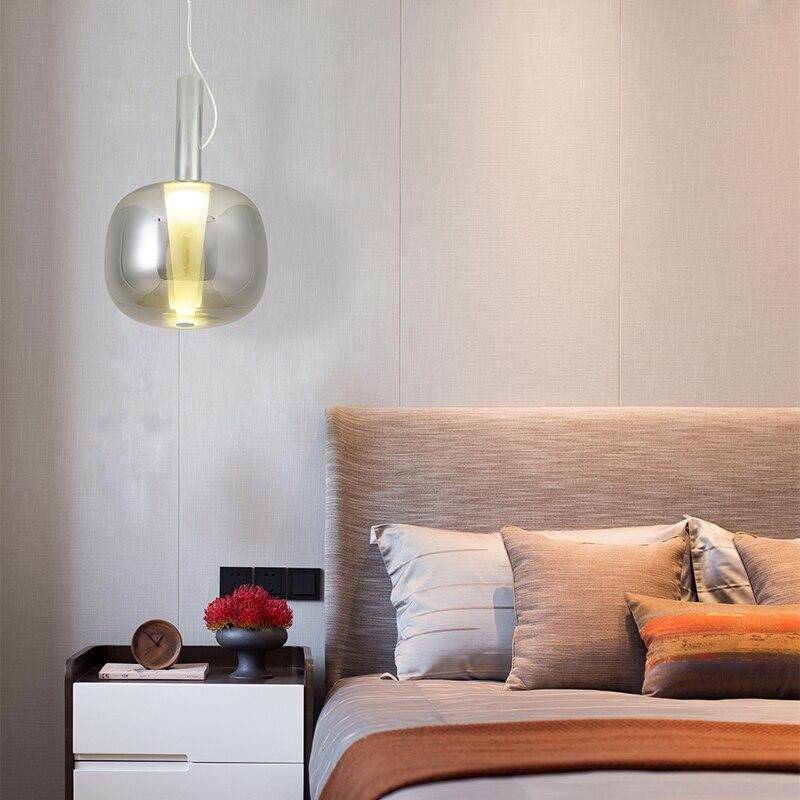 Suspension design en verre fumé de couleur Luxury - vue 2 sur 6