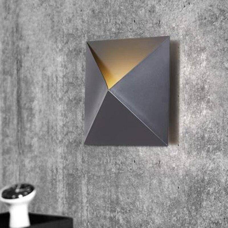 Applique murale design moderne carré et triangle Aisle - vue 8 sur 13
