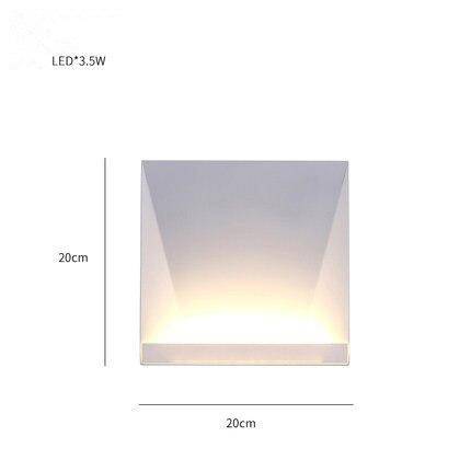 Applique murale design moderne carré et triangle Aisle - vue 11 sur 13